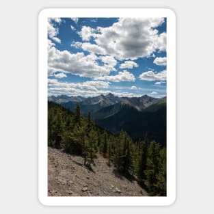 Sulphur Mountain View Sticker